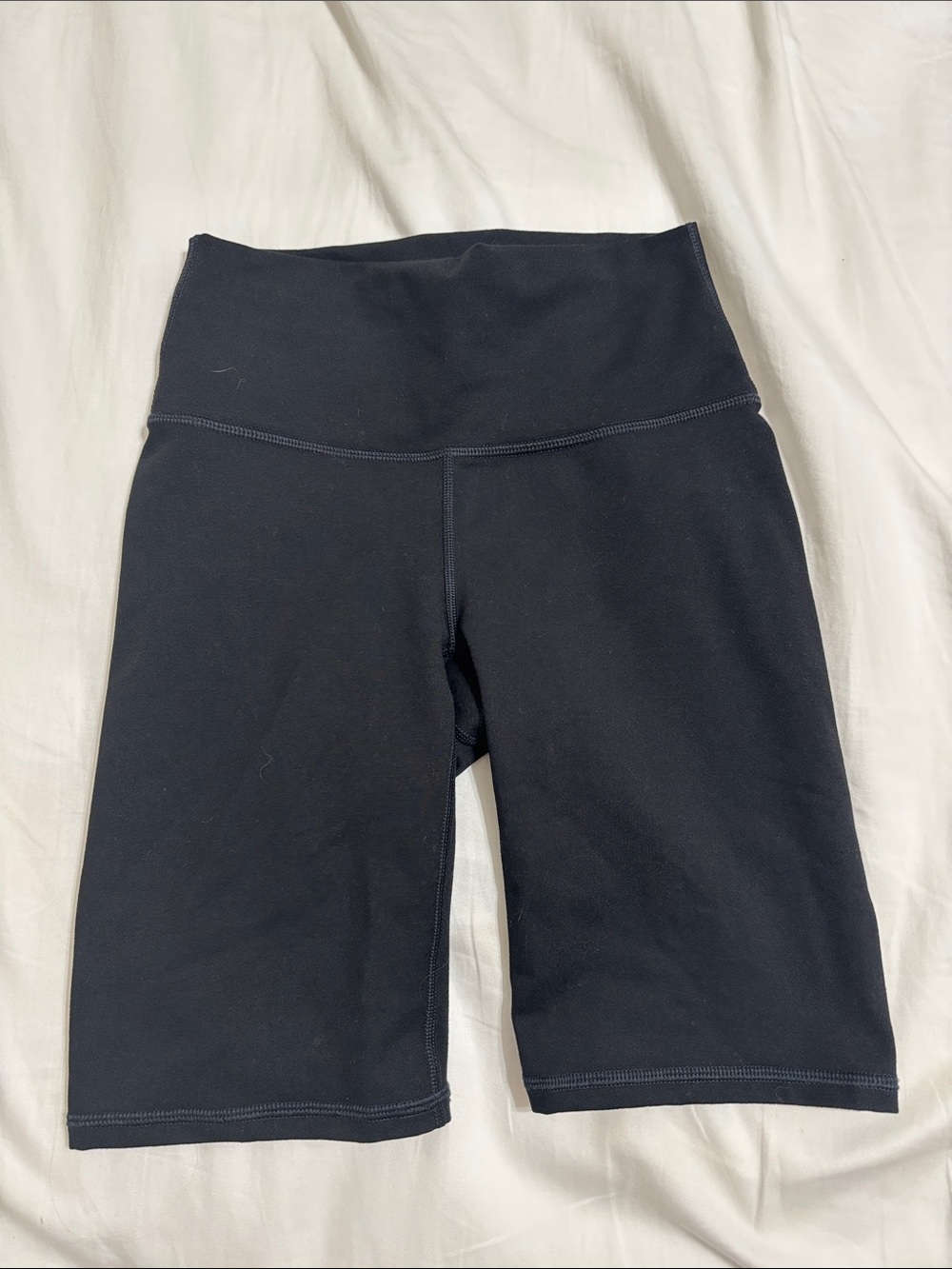 Fabletics Black High-Waist Bike Shorts